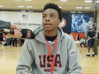 Darius Garland USA Basketball Junior National Team Mini-Camp Interview