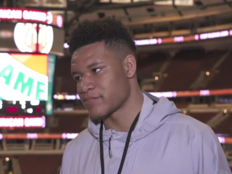 Kevin Knox McDonald&#39;s All-American Interview and Practice Highlights