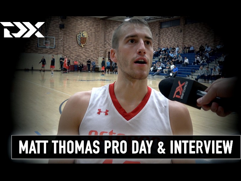 Matt Thomas NBA Pro Day Workout Video and Interview