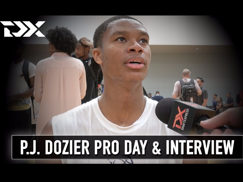 P.J. Dozier BDA Sports Pro Day Workout and Interview