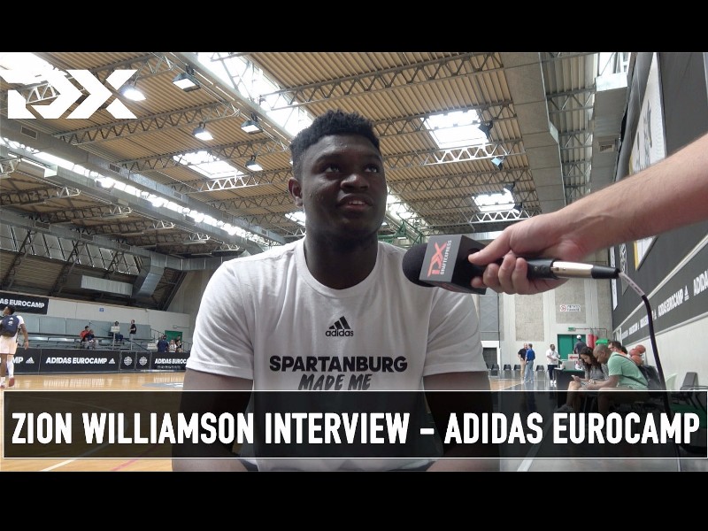 Zion Williamson Adidas Eurocamp Interview